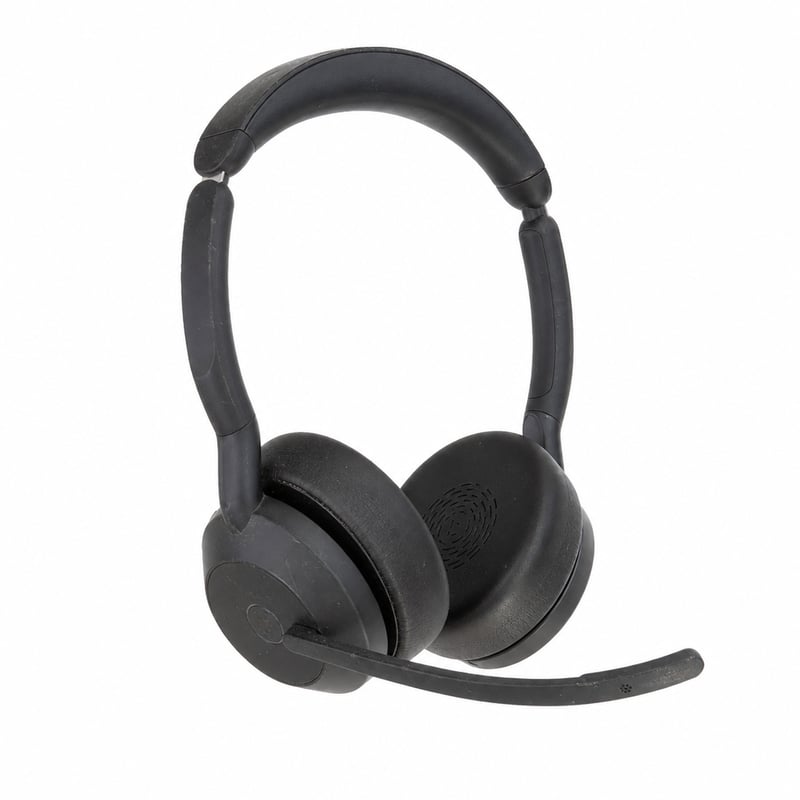 Jabra Evolve2 55 Bluetooth stereo slušalice s mikrofonom, ANC, MS Teams, crne – rabljeno, nepotpuno – kutija (stanje: vidi 2. sliku)