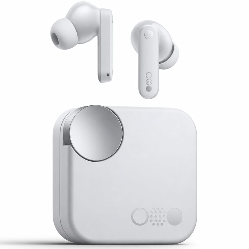 Căști wireless CMF by Nothing Buds, anulare a zgomotului ANC 42 dB, Ultra Bass 2.0, Dirac HD — fără cablu USB (stare: vezi a doua imagine)