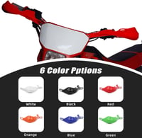 JFG RACING Univerzális Motoros Kézvédő 22-28 mm Kormányhoz - Alumínium Ötvözet és Polipropilén Anyagú Dirt Bike Védőelem, Piros 4