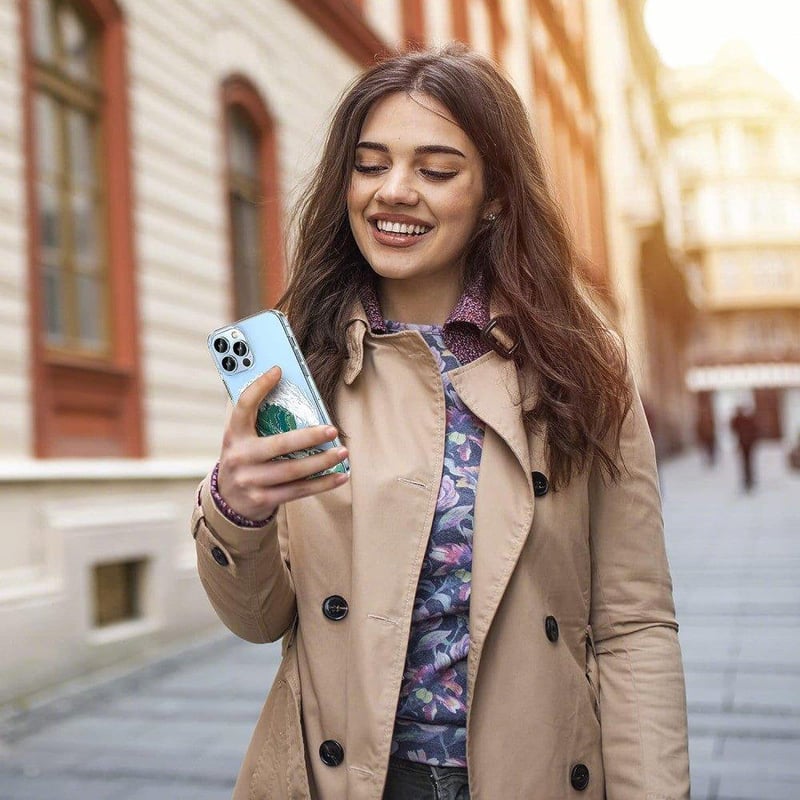 iPhone 13 Pro Max Átlátszó Hullámminás Ütésálló Szilikon Védőtok