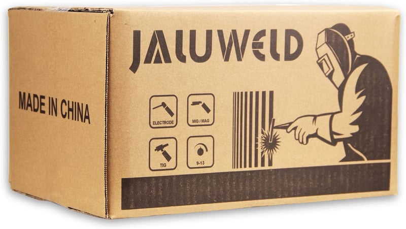 JALUWELD Automata Hegesztőpajzs - Nagy Látómező, Napelemes, 5 Cserélhető Lencsével (Fekete)
