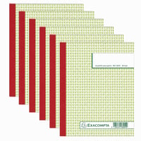 Exacompta 3251E Samokopirajući blok s kvadratićima, 50 numeriranih listova u tri primjerka, 210x148 mm, FSC certificirano, 8 komada 1