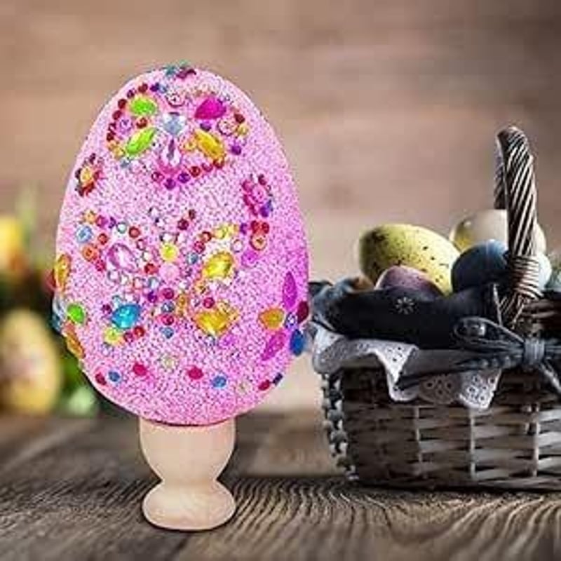 Styrofoam húsvéti tojások kézműves dekorációhoz - 80 db