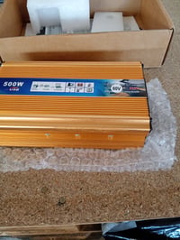 KALEA-INFORMATIQUE Convertizor de tensiune de la 60V la 220V, putere continuă 500W — fără cablu de alimentare (stare: vezi poza a 2-a) 4