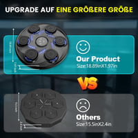 LeuKoles Bluetooth Boxgép LED Világítással - Fali Elektronikus Edzőgép 9 Sebességi Móddal, Boxkesztyűkkel és Számláló Funkcióval 3
