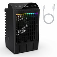 Tiptop Home prijenosni hladnjak zraka s spremnikom za vodu od 1000 ml, timerom od 2-12 sati, 4 — neispravno, za dijelove: ventilator se ne pokreće (stanje: vidi 2. sliku) 1