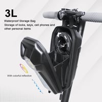 Mezelon 8 mm-es Láncos Bilincs Zár Elektromos Rollerekhez - Xiaomi, Segway, Ninebot, NIU Kompatibilis - Acél Kivitel Vízálló Táskával 2
