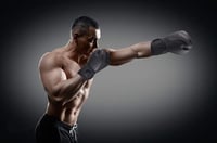 SAWANS Professzionális Bokszkesztyű MMA, Sparring, Kickbox, Muay Thai Edzéshez - Műbőr, Matt Fekete, Unisex, 283g 4