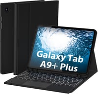 Samsung Galaxy Tab A9 Plus 11" háttérvilágítós billentyűzetes tok, érintőpaddal - spanyol kiosztás 1