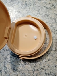 Chedin termos posuda od nehrđajućeg čelika za hranu, čašica za jogurt 430 ml s poklopcem otpornim na curenje — bez žlice (stanje: vidi 2. sliku) 4