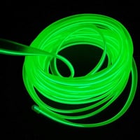 Reyzauyr 5 méteres zöld neon USB autó dekorációs fényszalag 1