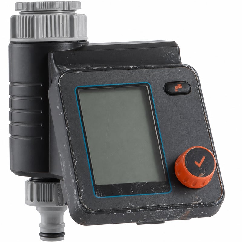 Zavlažovací hodiny Gardena Irrigation Control Select s LCD displejom, 3 — Na niektorých miestach viditeľné známky používania (stav: pozri 2. obrázok)