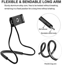 ANGGO Univerzális Nyakba Akasztható Telefontartó, 360°-ban Forgatható, Hosszú Karral, iPhone Samsung HTC Készülékekhez 5