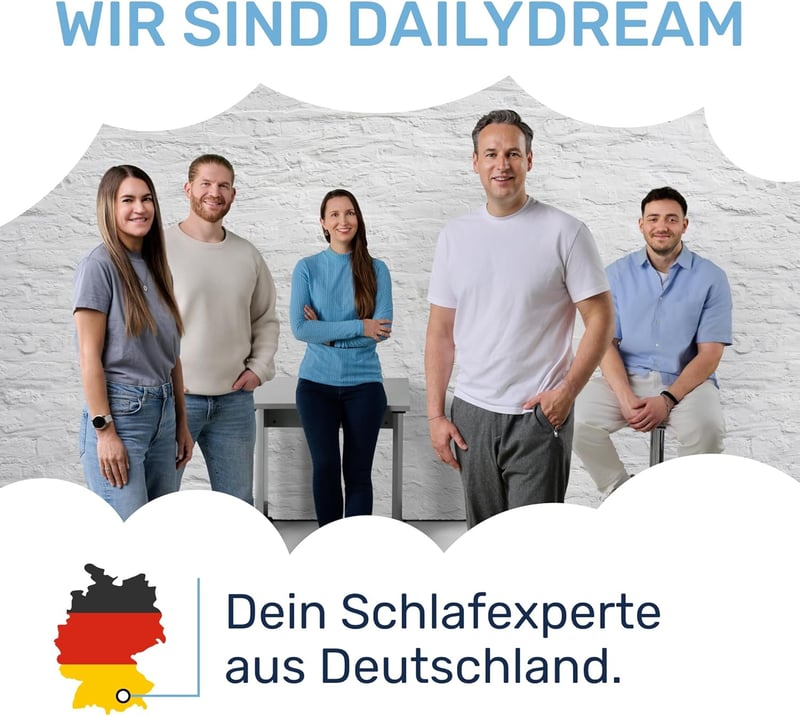 Dailydream Model S Viszkoelasztikus Matracvédő Memóriahabos Hatással, 140 x 190 x 3,5 cm, Kényelmes Alvást Biztosító Matracfedő