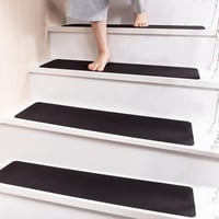 HOPEVIVA Öntapadós Gumírozott Lépcsőszőnyeg 15 db + Kétoldalú Ragasztószalag- 76 x 20 cm 4