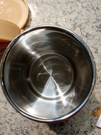 Chedin termos posuda za hranu od nehrđajućeg čelika, čaša za jogurt, 430 ml, ružičasta, sa žlicom i poklopcem — rabljeno (stanje: vidi 2. sliku) 2