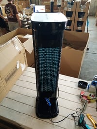 Odparovací vežový ventilátor Pelonis 5 l, ochladzovač vzduchu a zvlhčovač 3 v 1, 3 – bez 2 chladiacich vložiek (stav: pozri 2. obrázok) 2