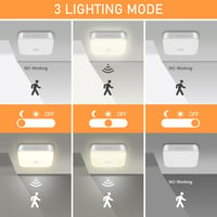 Toowell USB-s mozgásérzékelős LED mennyezeti lámpa, újratölthető akkumulátorral 3