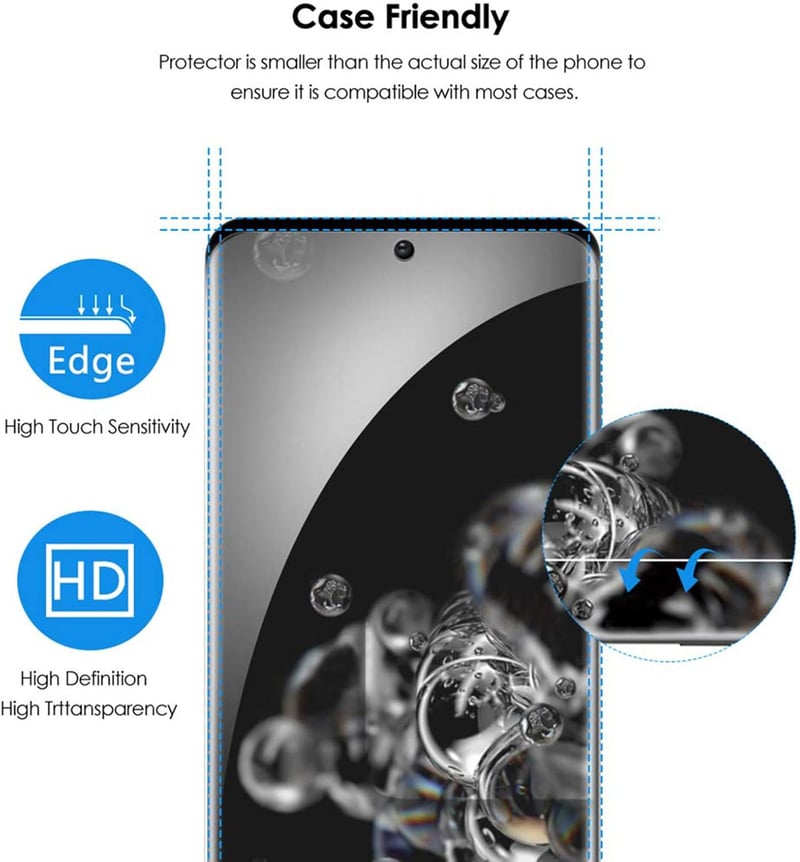 Samsung Galaxy S22 5G kék ütésálló tok + 2db üvegfólia