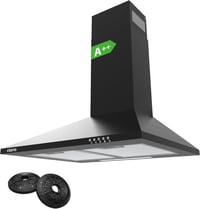 CIARRA 60 cm-es Falra Szerelhető Konyhai Páraelszívó - 60cm, Black 1