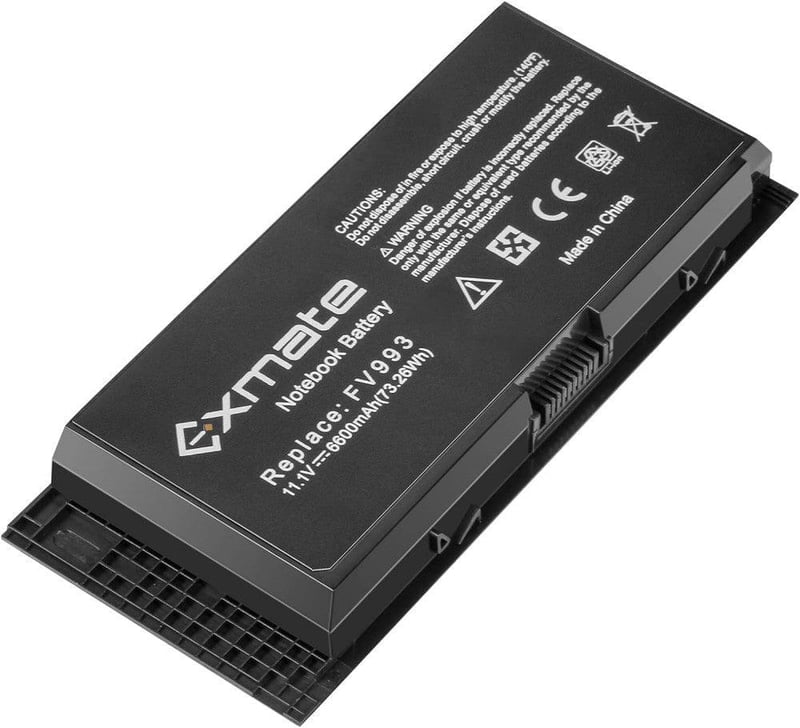 Dell Precision M laptophoz 6600mAh Li-ion akkumulátor - Exmate
