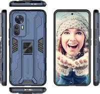 Xiaomi 12T Kék Páncéltok Beépített Állvánnyal 1