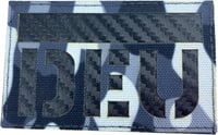 DEU Németország Karbon Taktikai Airsoft Jelvény - Fekete Terepszínű 1