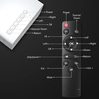 PVO Mini Projektor YG300Pro - Hordozható LED Projektor Gyerekeknek, 1080p Felbontás, 170" Vetítés, Bluetooth 5.4, Vezetékes Tükrözés, Kültér 7