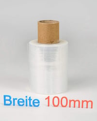 HILDE24 Mini Csomagolófólia Szett - 40 Tekercs Átlátszó Stretch Fólia Adagolóval, 23 µm Vastagság, 100 mm x 150 m, Műanyag 3