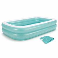 Bestway 54005 Nafukovací rodinný bazén 201x150x51 cm, zelený, 450 litrov, obdĺžnikový — na viacerých miestach znečistený (stav: pozri 2. obrázok) 1