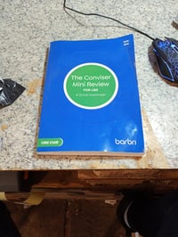 Manual de pregătire pentru examenul de admitere în avocatură Barbri The Conviser Mini Review UBE CMR 2025-2026, stare uzată, material de studiu pentru examenul de barou 2