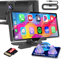 Hikity 9,3" IPS érintős autórádió vezeték nélküli CarPlay-jel, Android Auto, dupla kamera, 64GB TF kártya 1