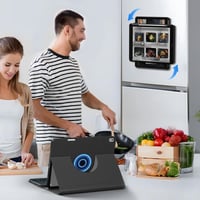 Tumeiguan Leesés-biztos Billentyűzetes Tok iPad 9/8/7 (10.2"), Air 3 és Pro 10.5" Készülékekhez - Forgatható, Levehető, Megnövelt Billentyűk 6