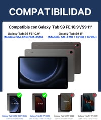 Samsung Galaxy Tab S9 11" mágneses billentyűzet, érintőpaddal és S-Pen tartóval - Earto, fekete 2