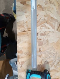 Folie decorativă autoadezivă pentru mobilă d-c-fix, satin gri, 90 cm x 2,1 m — folie ușor presată la mijloc (stare: vezi a 2-a fotografie) 4