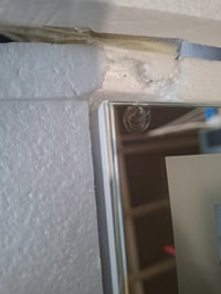 Oglindă de machiaj cu LED Hasipu, 55x45 cm, mărire 10x, 3 temperaturi de culoare — mică deteriorare în colțul stâng (stare: vezi a 2-a imagine) 3
