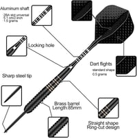 Sanfeng Profi Steeldarts Szett 23g - 3db Fém Hegyű Nyíl, Kiegészítőkkel 2