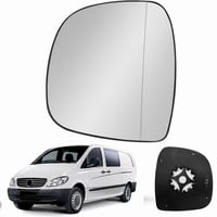 JinsenTGG Staklo retrovizora za Mercedes-Benz Vito W639 2003-2010 lijeva strana, asferično podesivo vanjsko staklo retrovizora, zamjensko staklo za vožnju unatrag 1