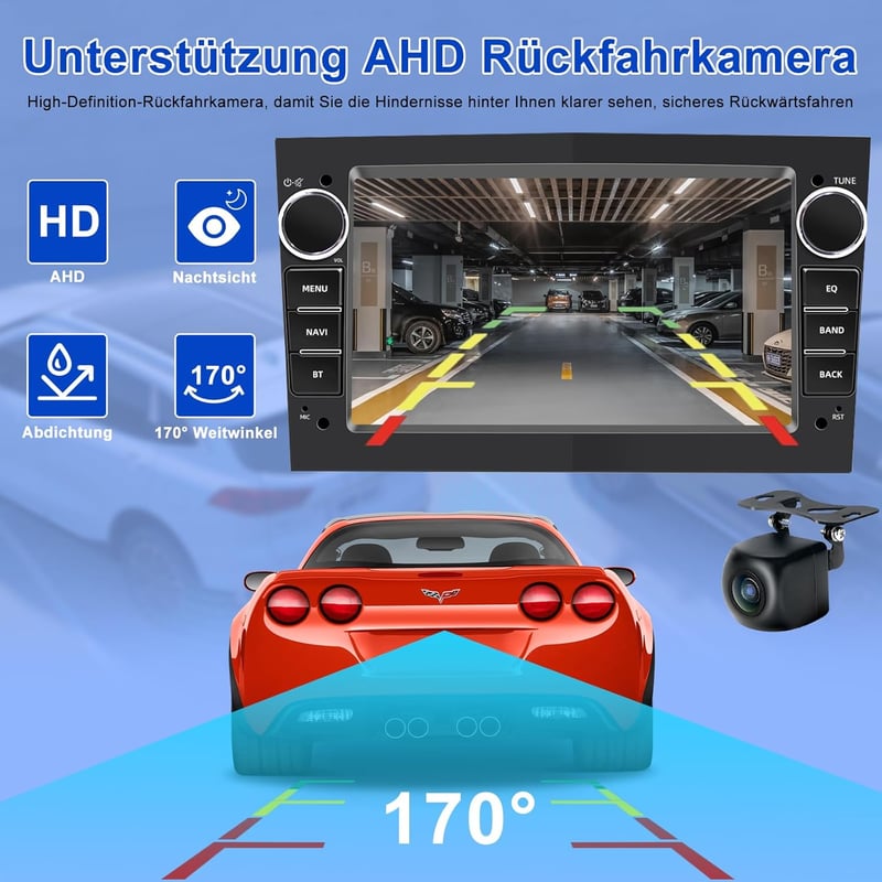 Opel 7" Android autórádió GPS-szel, CarPlay, 2+32GB, DSP - Astra H, Corsa, Vectra, Zafira