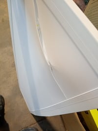 Panou LED de tavan SNADER 120x30 cm, 44W — defect, pentru piese: dentură mare pe spate, mască frontală îndoită (stare: vezi a 2-a imagine) 3