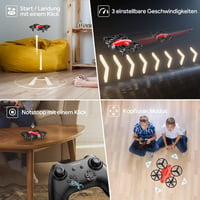 Tomzon Mini Drón Gyerekeknek - 24 Perces Repülési Idő, 360° Védelem, Távirányítós Quadcopter 5