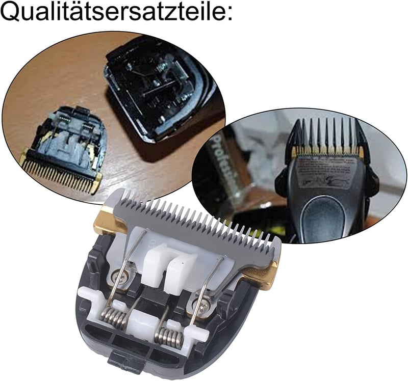 Poweka Vágófej Hajvágóhoz - X-alakú Titán Bevonatú Penge ER1611 ER1512 ER-GP80 ER1511 ER1510 Modellekhez Kompatibilis Cserefej