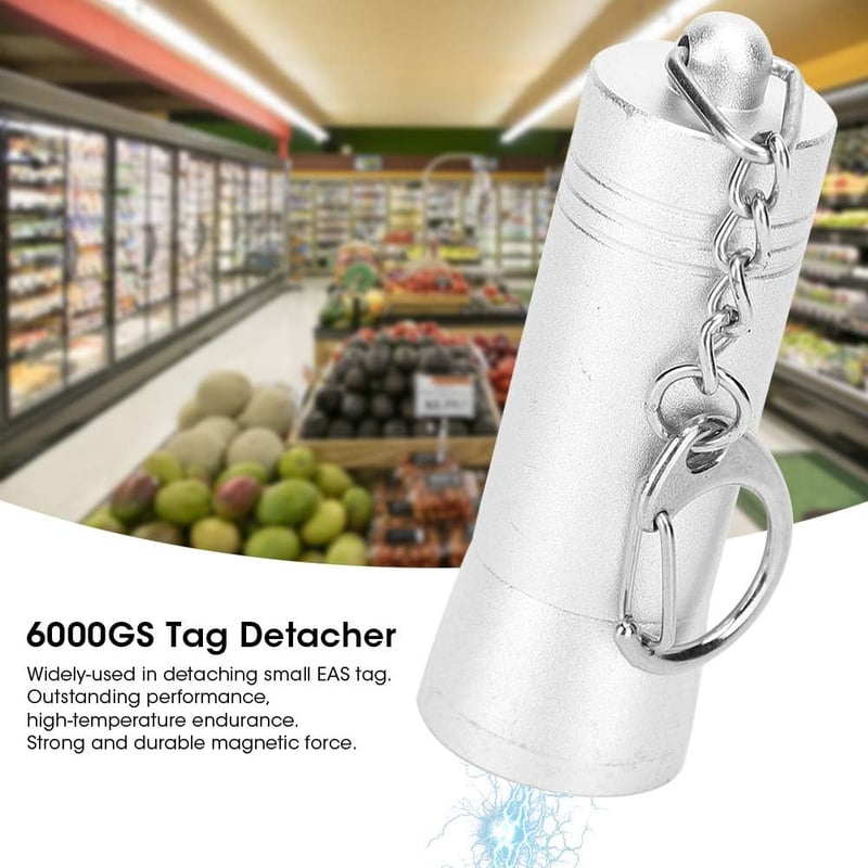 Dioche 6000GS Erős Mágneses Áruvédelmi Címke Eltávolító - Lopásgátló Zár Nyitó Eszköz Üzleteknek, Szupermarketeknek - Hordozható Alumínium K