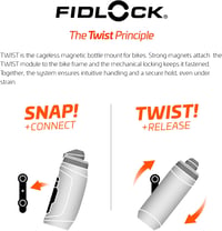 Fidlock mágneses kerékpár kulacs és tartó szett 590 ml 4