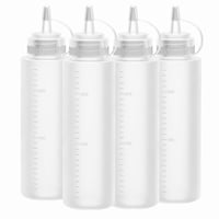 Set de 4 flacoane dozatoare Lestiven Squeeze pentru vopsea, 250 ml (lipsește 1 buc.), flacon dozator din plastic pentru pictură 1