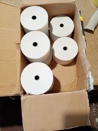 Sa.Ba.Cart 3124060130M Termopapier do tankovacích automatov 60 mm x 130 m, priemer 100 mm, dutinka 12 mm, balenie 8 ks (neúplné balenie) 4
