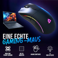 KLIM Thunder Vezeték Nélküli Gamer Billentyűzet és Egér Szett - RGB Háttérvilágítás, 4800 DPI, Beépített Akkumulátor, PC/PS4/PS5 Kompatibili 7
