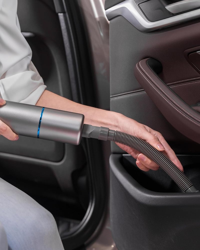 Brigii 3 az 1-ben akkus kézi porszívó, autó- és hamuszívó, légpumpa - USB-C töltés