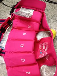 Konfidence dječji prsluk za plivanje s odvojivim sigurnosnim pojasom, podesivom plovnošću, veličina S (15-19 kg), Oahu Pink, CE certifikat 2