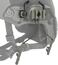 WISEONUS Taktikai Airsoft Sisak Adapter Comtac Fejhallgatókhoz - Összecsukható Nylon Felfüggesztés, Katonai Felhasználásra, OD Színben 5